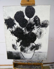 Via Negativa (Sunflower Painting No. 13)